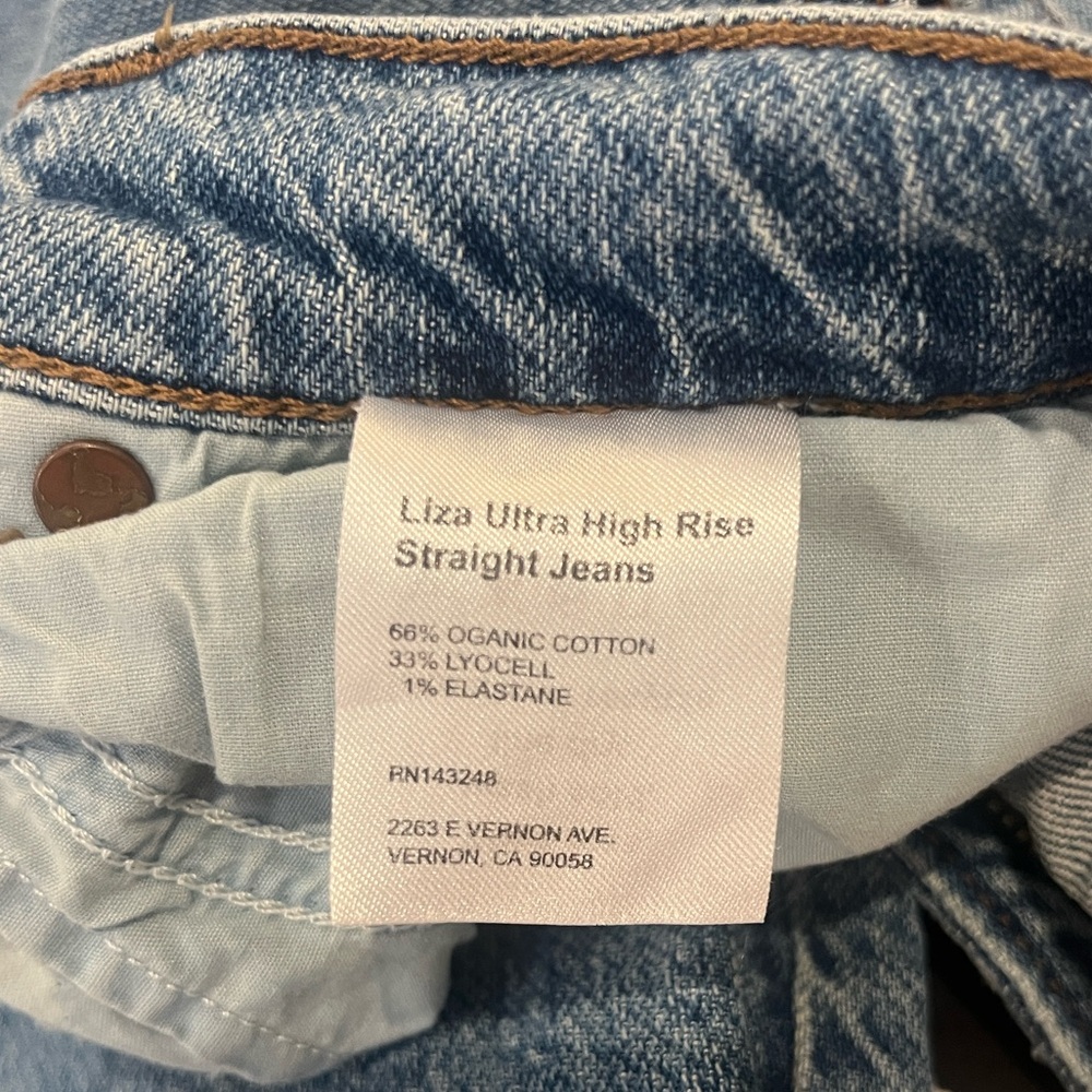 Reformation Liza Blue Denim Jeans - Picture 3 of 7